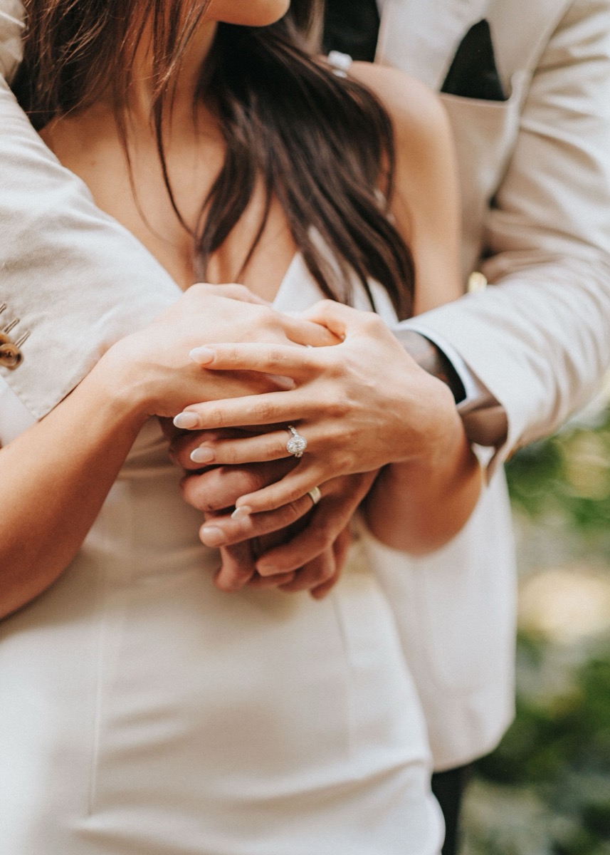 Wedding celebration moment