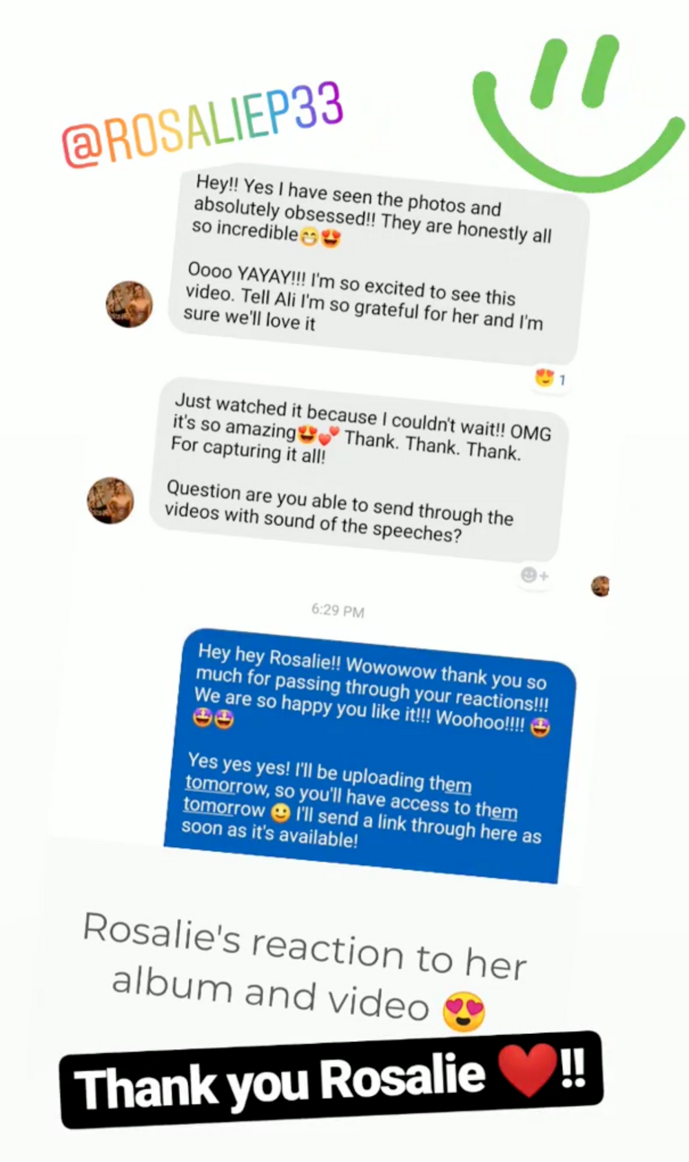 Client testimonial